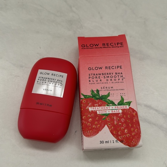 NEW Glow Recipe Strawberry BHA Pore-Smooth Blur Drops - Picture 6 of 6